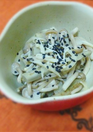 きのことごぼうのごま風味サラダ-レシピのメイン写真