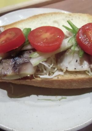 healthy さばサンド-レシピのメイン写真