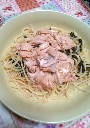 秋鮭海苔醤油パスタ-レシピのメイン写真