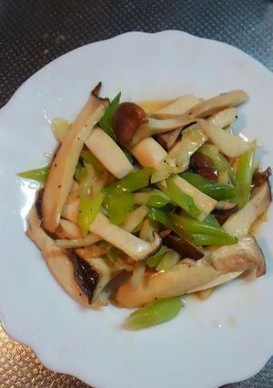 エリンギと長葱炒め-レシピのメイン写真