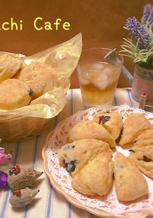 ブルーベリースコーン♡スタバ風-レシピのメイン写真