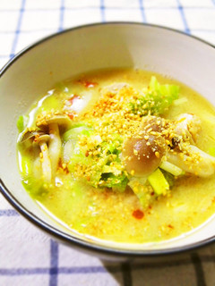 鶏ごぼう&キャベツのピリ辛胡麻味噌スープ-レシピのメイン写真