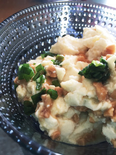 超簡単!納豆と豆腐のゴマ油サラダ-レシピのメイン写真
