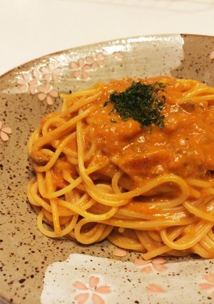 ランチに☆レトルトごちそうパスタ-レシピのメイン写真