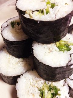 しらすと葱のシンプル海苔巻き-レシピのメイン写真