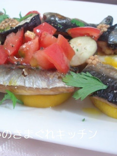 秋刀魚と野菜のグリル-レシピのメイン写真