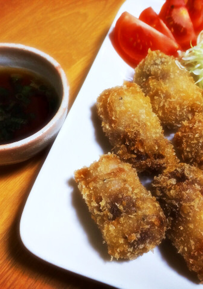 白ねぎの肉巻きフライを和風ソースで♫-レシピのメイン写真