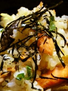 青ネギで鮭の簡単まぜご飯-レシピのメイン写真
