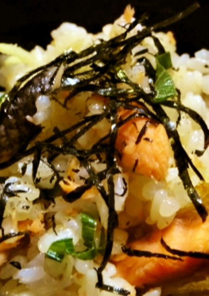 青ネギで鮭の簡単まぜご飯-レシピのメイン写真