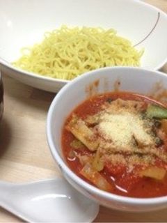 バジル香る*簡単トマトラーメン(つけ麺)-レシピのメイン写真