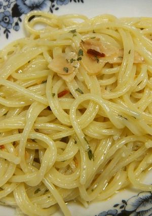 超簡単♪フライパンひとつでペペロンチーノ-レシピのメイン写真