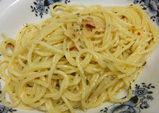 パスタ 安い フライパンひとつ ペペロンチーノ