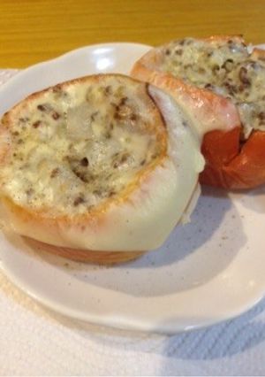 イギリス風 肉詰めトマチーズ-レシピのメイン写真