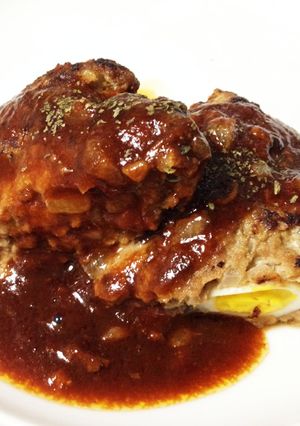 丸めない！そのまま焼いちゃえハンバーグ-レシピのメイン写真