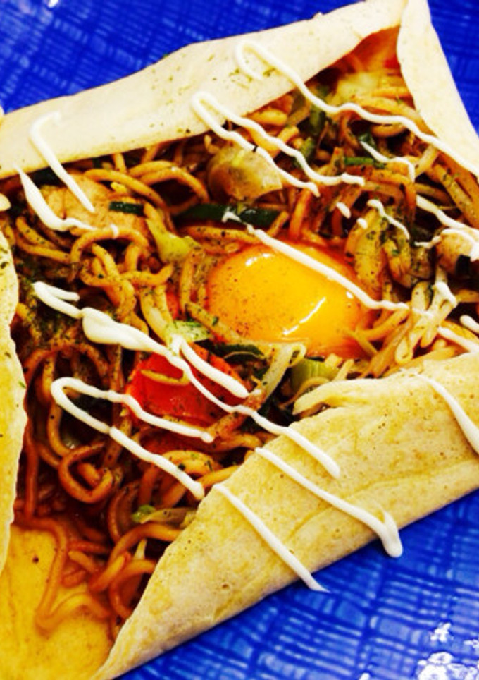 焼きそばでガレット風♡-レシピのメイン写真