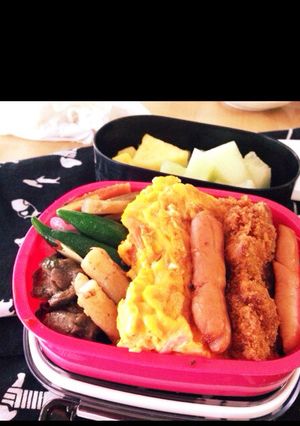 毎日弁当^ ^♡-レシピのメイン写真