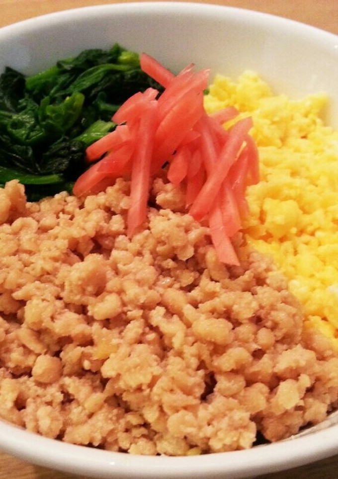 しっと～り鶏そぼろ丼☆-レシピのメイン写真