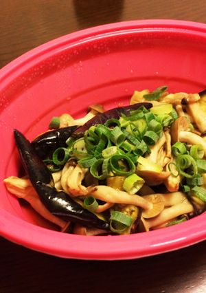 副菜＊茄子としめじの和え物-レシピのメイン写真
