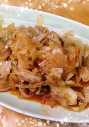簡単♪野菜たっぷり豚キムチ-レシピのメイン写真