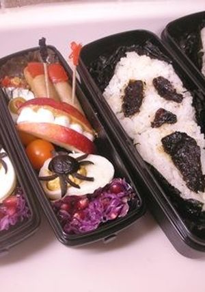 スクリーム!恐怖の骸骨弁当-レシピのメイン写真