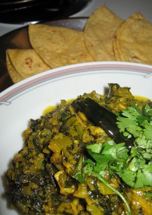 インドのからし菜炒めカレー-レシピのメイン写真