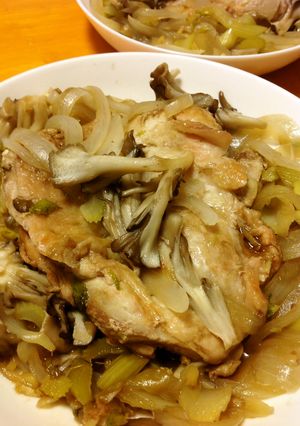 鶏胸肉のウスターソース煮込み-レシピのメイン写真