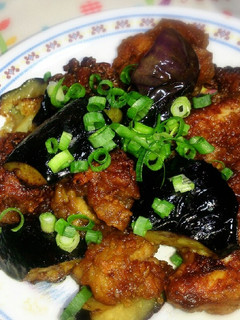 鶏肉と茄子の甘酢あえ-レシピのメイン写真