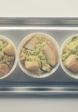 セロリの葉でグルテンフリーマフィン-レシピのメイン写真