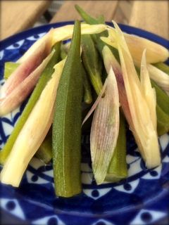 オクラとみょうがの浅漬け-レシピのメイン写真