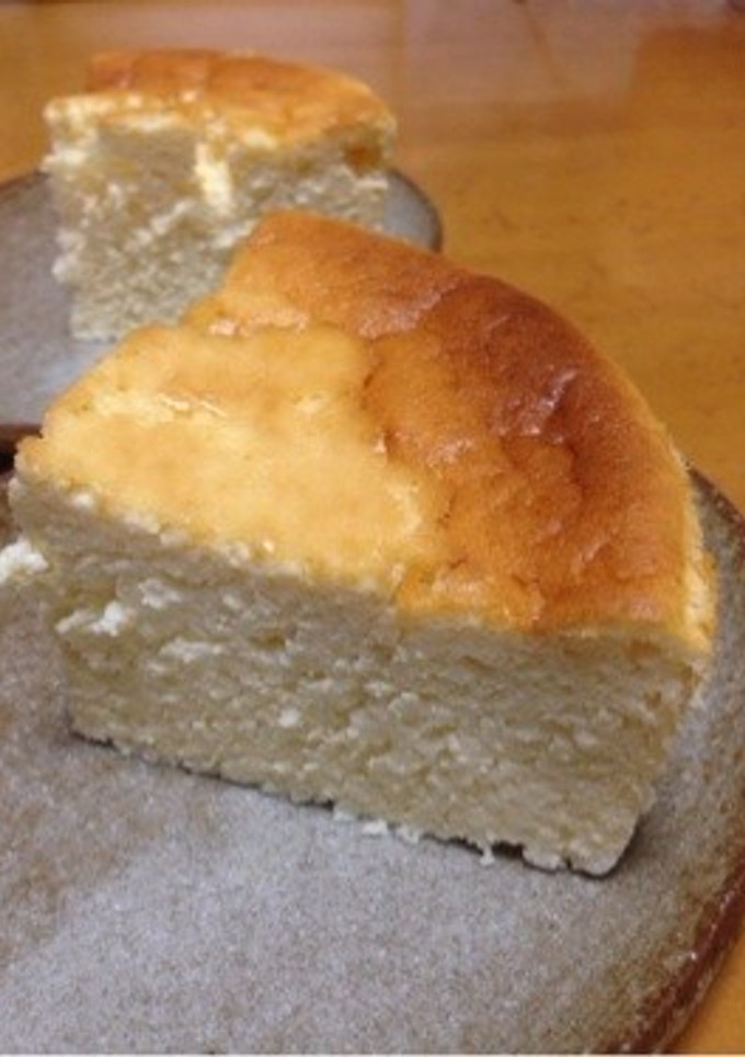スフレチーズケーキ【生クリーム不使用】-レシピのメイン写真