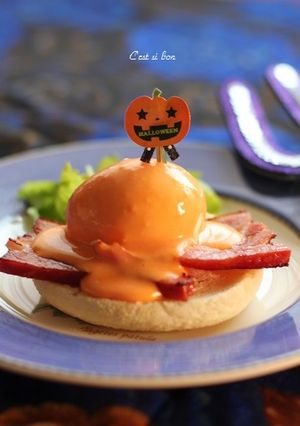 ハロウィン♪エッグベネディクト-レシピのメイン写真