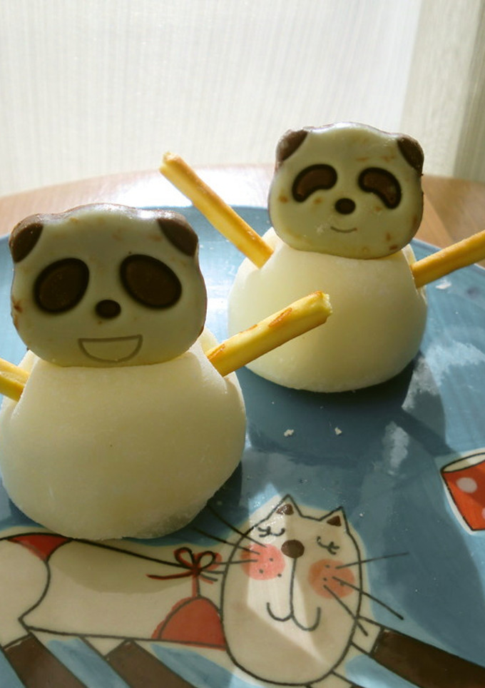 超簡単！！かわいい♪さくさくぱんだるま☆-レシピのメイン写真