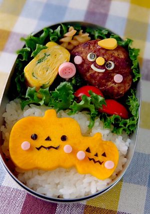 幼稚園 お弁当 キャラ弁♡ハロウィン２-レシピのメイン写真