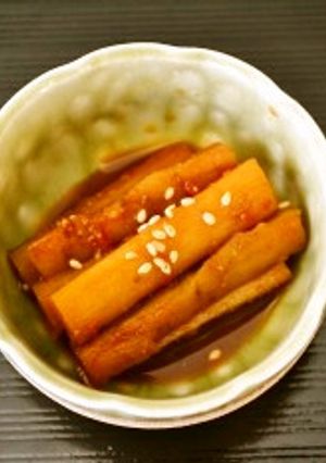中華風たたきごぼう　肴やおせち料理にも！-レシピのメイン写真