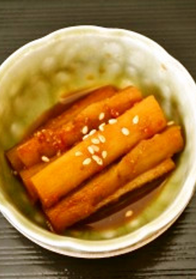 中華風たたきごぼう　肴やおせち料理にも！-レシピのメイン写真