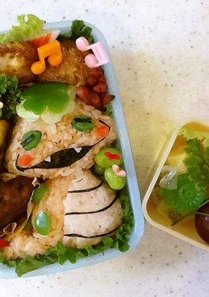 妖怪ウォッチ☆レアなツチノコのキャラ弁♪-レシピのメイン写真