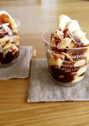 おふたり様 カップバナナチョコパイ-レシピのメイン写真