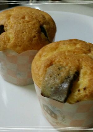 FPで簡単！ちょこたっぷりカップケーキ！-レシピのメイン写真