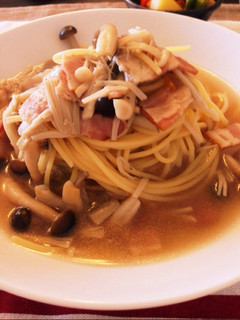 簡単♡きのこのスープパスタ★-レシピのメイン写真