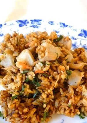 里芋の旨味たっぷり味噌おこわ-レシピのメイン写真