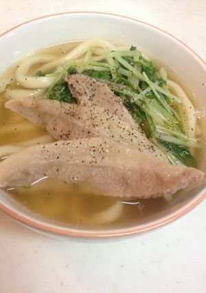 豚塩うどん-レシピのメイン写真