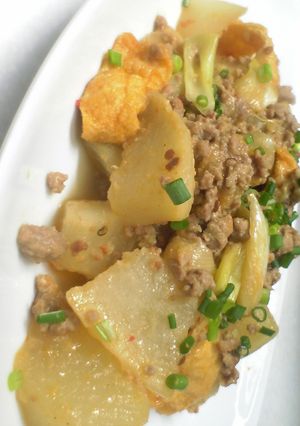 ☆大根のピリ辛味噌煮☆-レシピのメイン写真