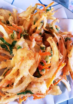 サクッとね♬魚屋の海老入りかきあげ♬-レシピのメイン写真