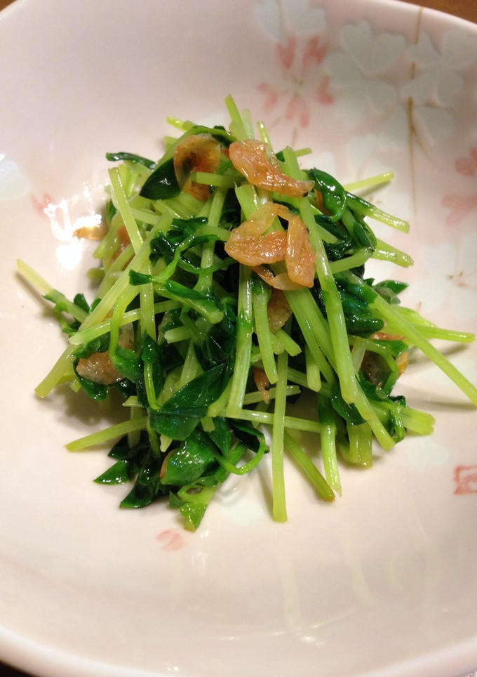 《簡単♪小鉢》豆苗の桜海老炒め-レシピのメイン写真