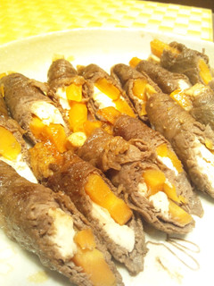 お弁当にも♪にんじんと豆腐の肉巻き-レシピのメイン写真