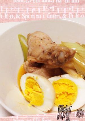 コラーゲンたっぷり、鶏手羽元の煮物-レシピのメイン写真