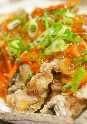 ♡ゴハンが進む～～サンマ南蛮(≧▽≦)♡-レシピのメイン写真