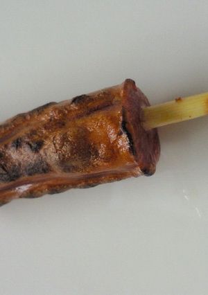 焼き肉風味〜サラミの串刺し-レシピのメイン写真