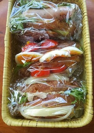 カレー味パンのサンドイッチ-レシピのメイン写真