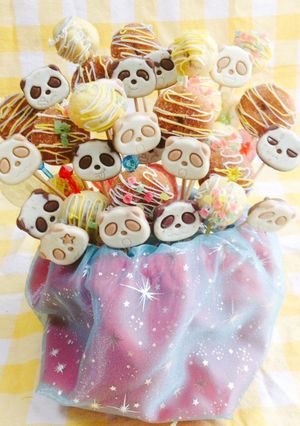 さくさくパンダでおやつパーティー♪-レシピのメイン写真